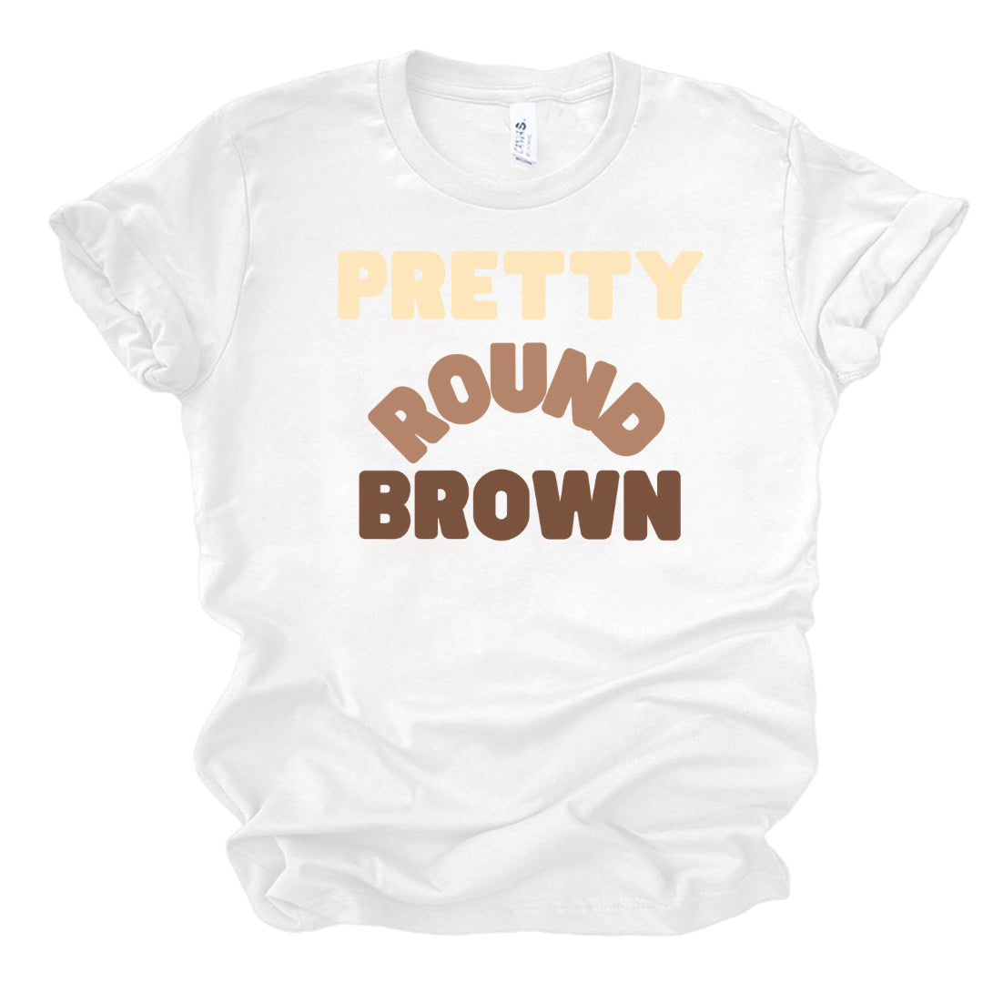 Pretty Round Brown Tshirt