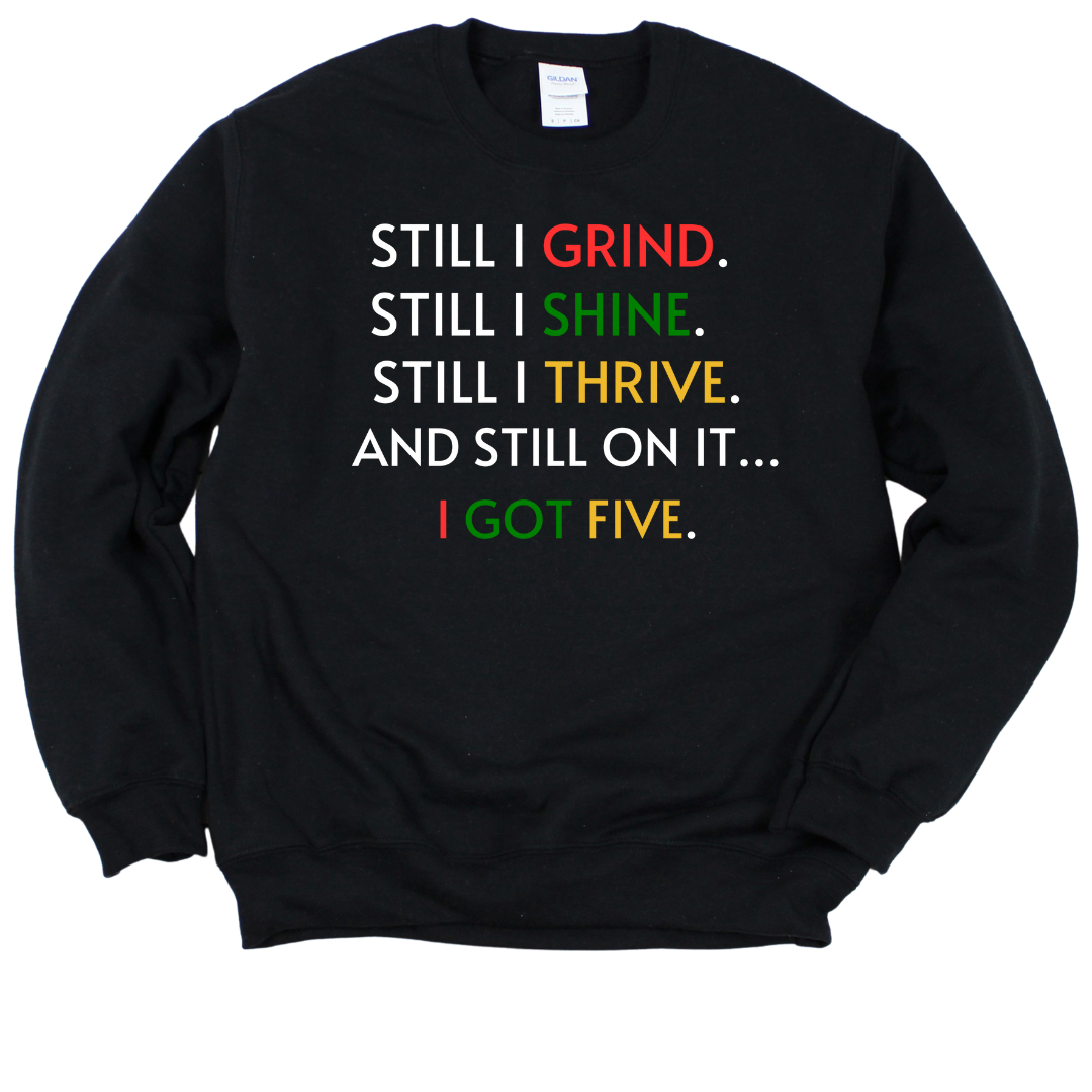 I GOT FIVE ON IT CREWNECK