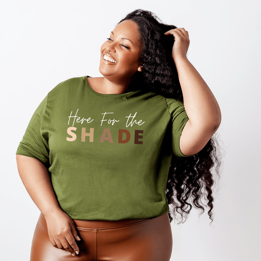 Here For The Shade T-Shirt - BURGUNDY T-Shirt Merchanaire