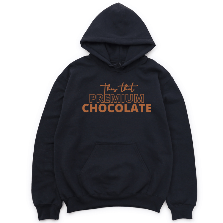 THIS THAT PREMIUM CHOCOLATE HOODIE - BLACK HOODIE Merchanaire