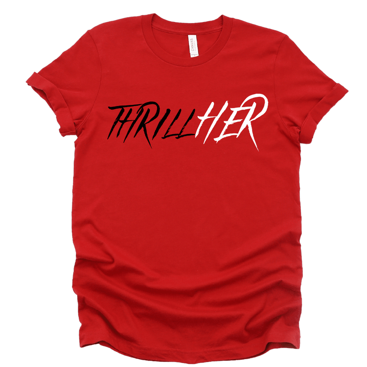 ThrillHer T-Shirt - Red Shirts & Tops Merchanaire