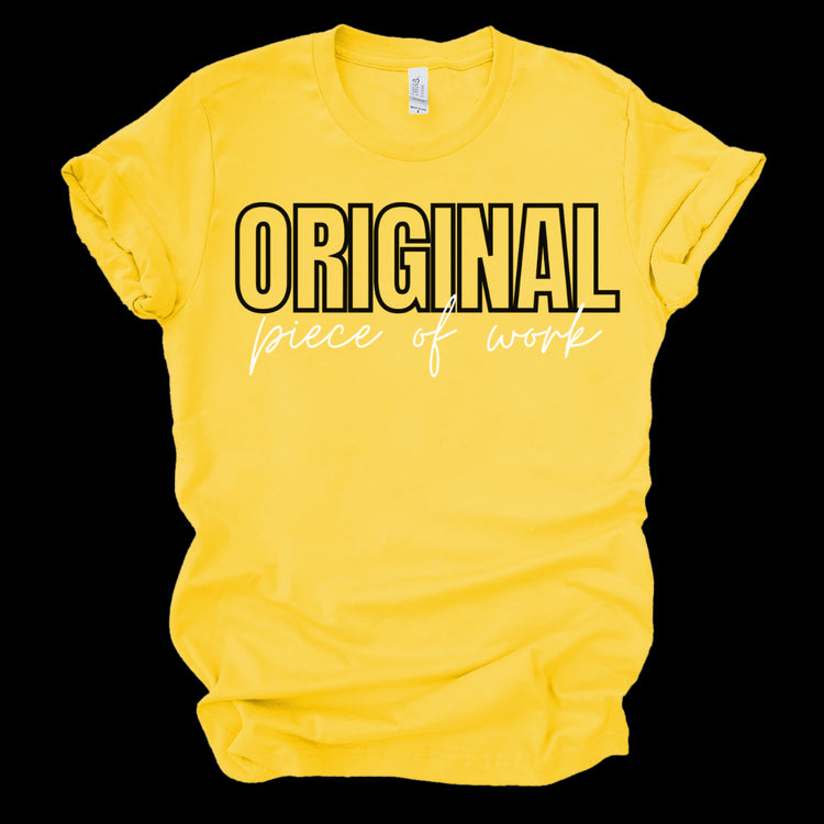 ORIGINAL PIECE OF WORK - GOLD Shirts & Tops Merchanaire