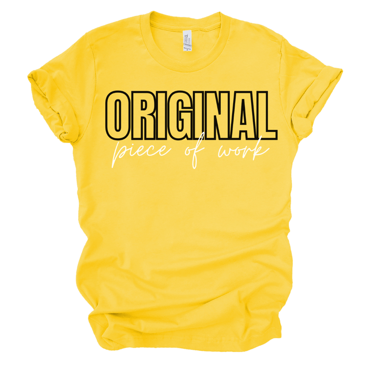 ORIGINAL PIECE OF WORK - GOLD Shirts & Tops Merchanaire
